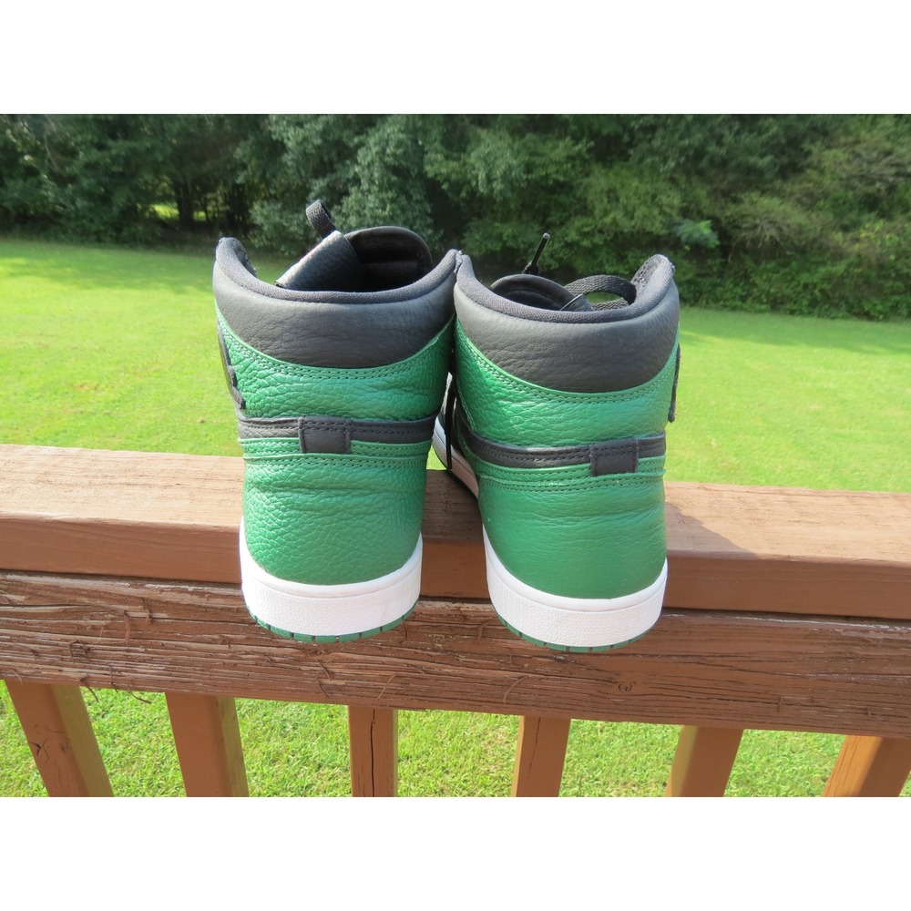 Jordan Air Jordan 1 Retro High OG Mens Green Pine Green Black White - Picture 5 of 8